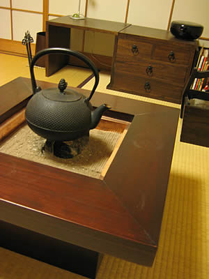 お客様の杉の火鉢