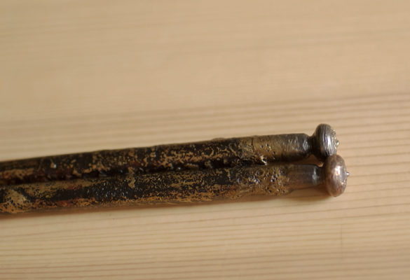 鍛冶仕事　火箸