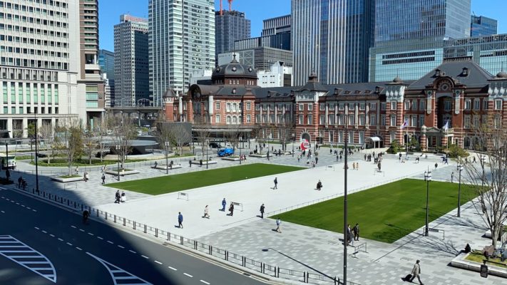 2020年3月25日　東京駅　丸の内側