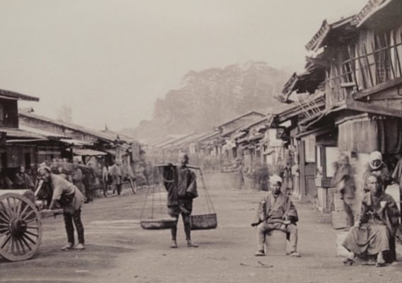 江戸時代の写真 大八車も