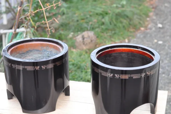 昭和前期　漆塗りの火箸（茶道具）の画像　兵庫県で買取品