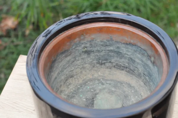 昭和前期　漆塗りの火箸（茶道具）の画像